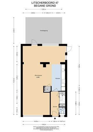 Floorplan - Litscherboord 47, 6413 AV Heerlen